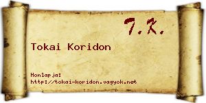 Tokai Koridon névjegykártya